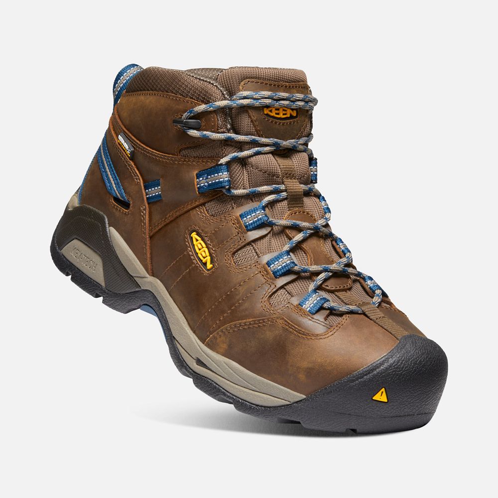 Botas de Trabajo Keen Mexico Marrom - Hombre Detroit Xt Waterproof (Steel Toe) - PO9305718